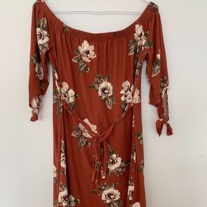 Rustic Floral Dress